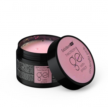 EXCELLENT PRO – Thixotropy gel with effect –  Cinderella Pink  – 50g